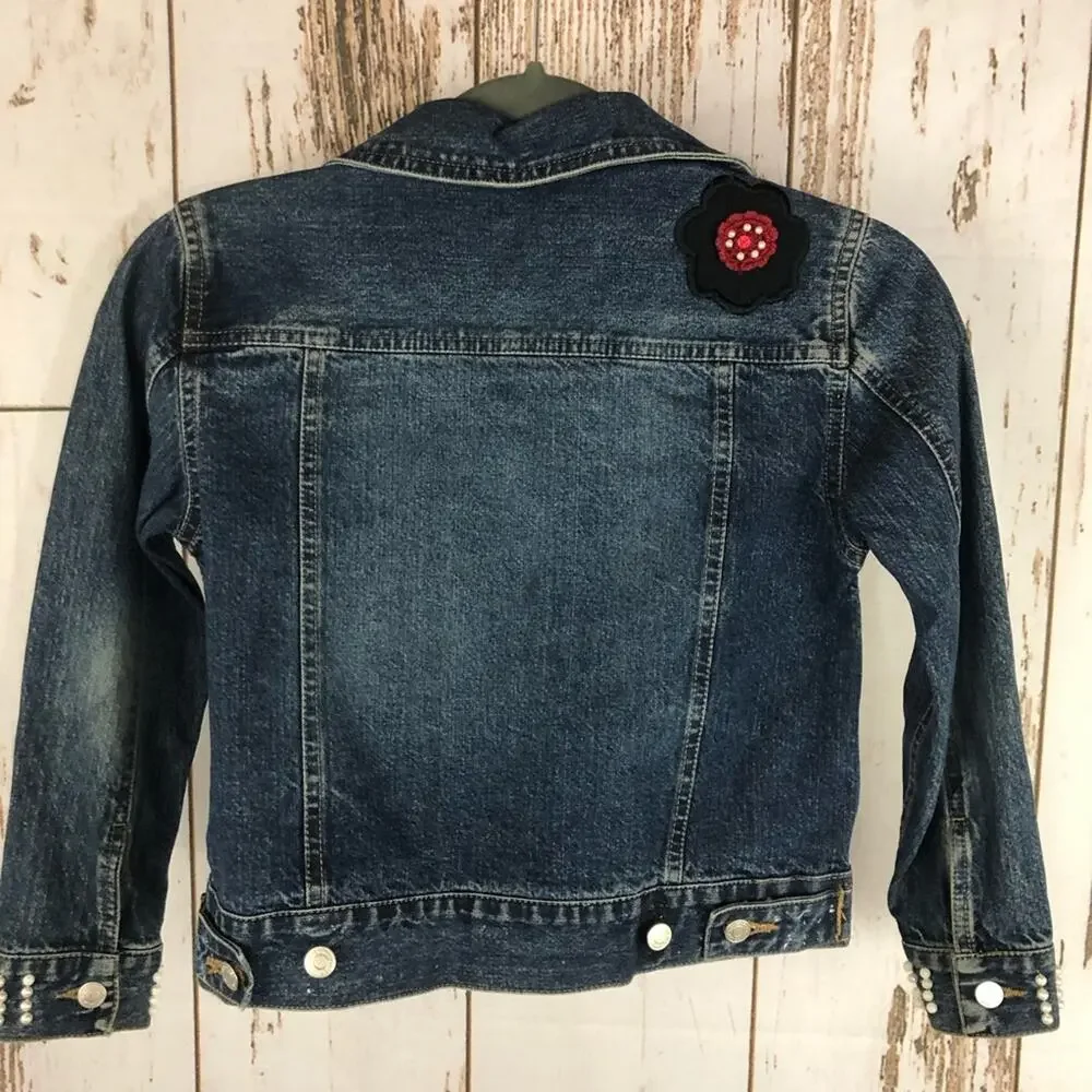 Copper Key, Embroidered & Pearl, Jacket Small. In excellent condition!